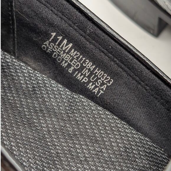 Munro Gryffin Bit Loafer Shoes Moc Toe Women's Leather Black Size US11M EU41.5 - Picture 7 of 15